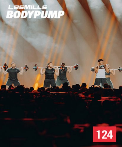 Hot Sale Les Mills Body Pump 124 Releases CD DVD Notes